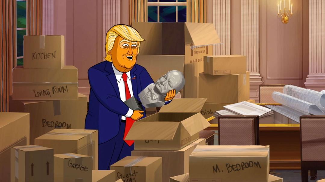 Background image for Our Cartoon President