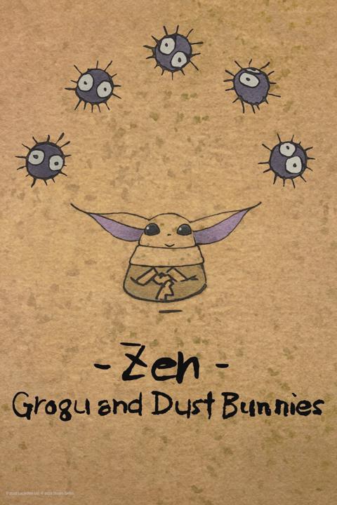 Zen - Grogu and Dust Bunnies