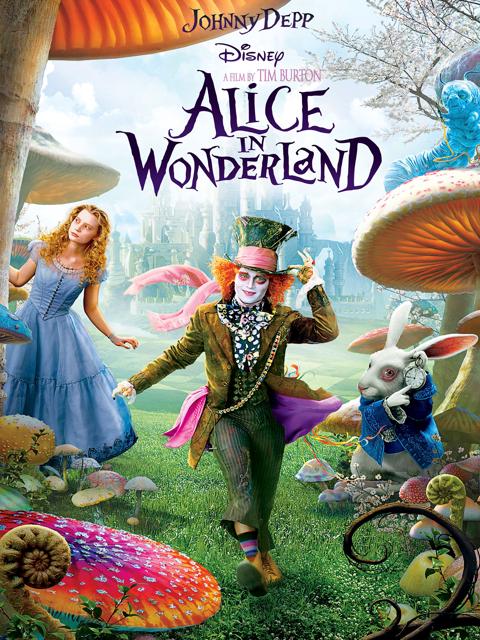 Movie poster for Alice in Wonderland