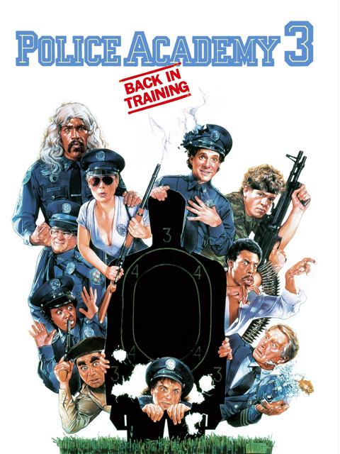 Movie poster for Police Academy 3: Back in Training