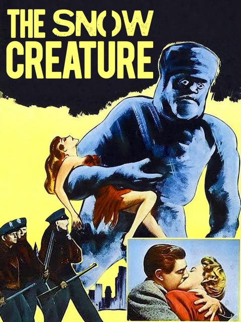Movie poster for The Snow Creature