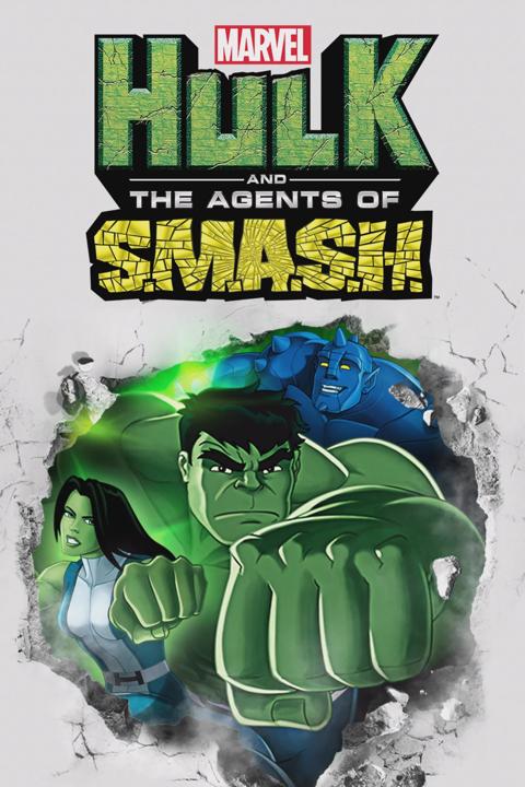 Series poster for Marvel's Hulk and the Agents of S.M.A.S.H.