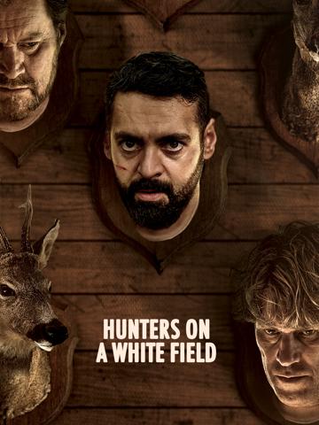 Hunters on a White Field