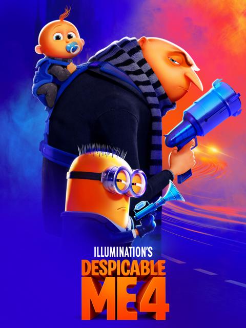 Movie poster for Despicable Me 4