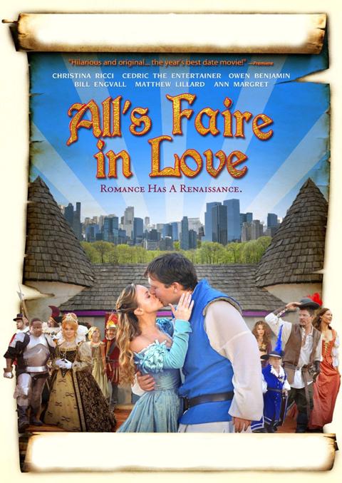 Movie poster for All's Faire in Love