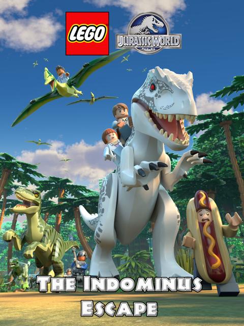 Movie poster for LEGO Jurassic World: The Indominus Escape