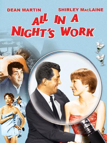 All in a Night's Work poszter