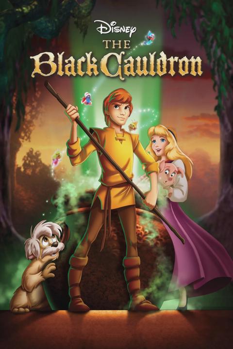 Movie poster for The Black Cauldron