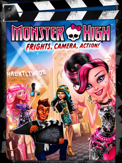 Movie poster for Monster High: Frights, Camera, Action!