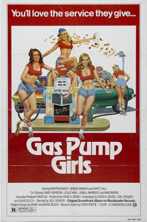 Movie poster for Gas Pump Girls